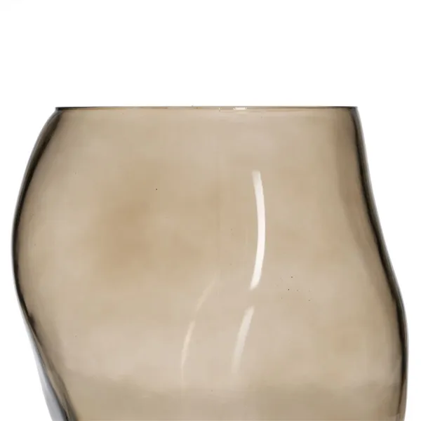 Vase Taupe Crystal 18,5 x 19,5 x 19,5 cm