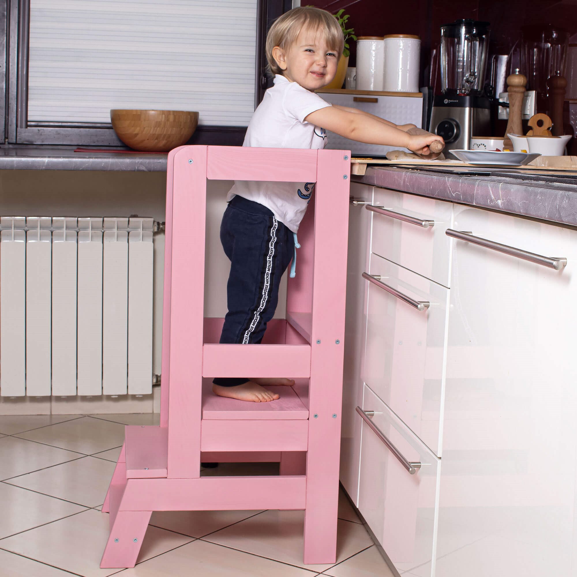 Lasteplatvorm Springos KCH01 90cm roosa | Osta veebist — Megaluks
