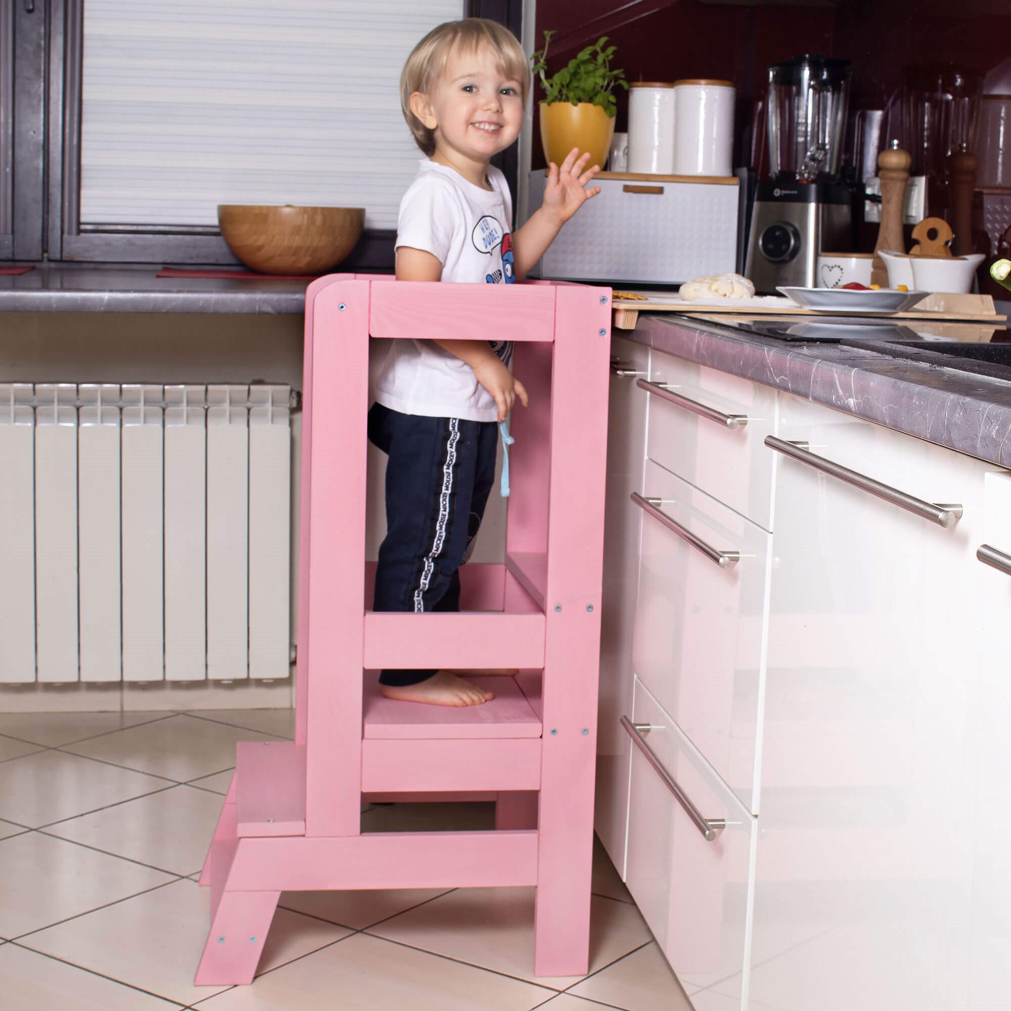 Lasteplatvorm Springos KCH01 90cm roosa | Osta veebist — Megaluks