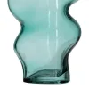 Vase Green Crystal 12,5 x 10 x 25 cm