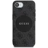 Guess 4G Circle Classic Logo MagSafe - Case for iPhone 16e (black)