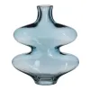 Vase Blue Crystal 18 x 7,5 x 21,5 cm