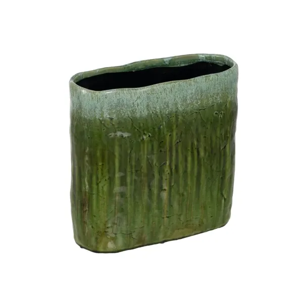 Vase Green Ceramic 32,5 x 15 x 31,5 cm