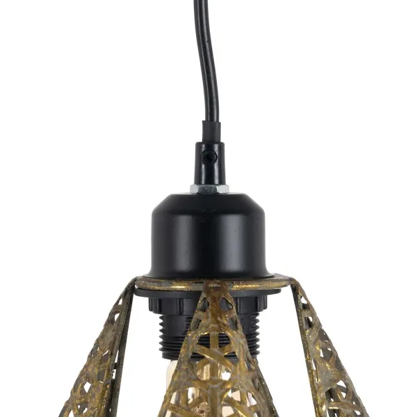 Ceiling Light Golden Silver Iron 220-240 V 24 x 24 x 31,5 cm