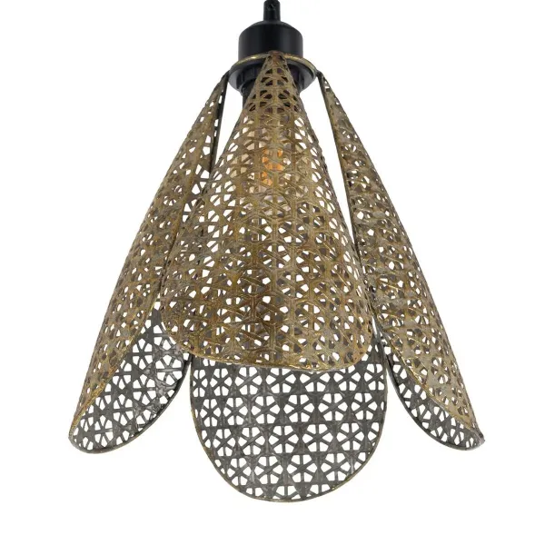 Ceiling Light Golden Silver Iron 220-240 V 24 x 24 x 31,5 cm