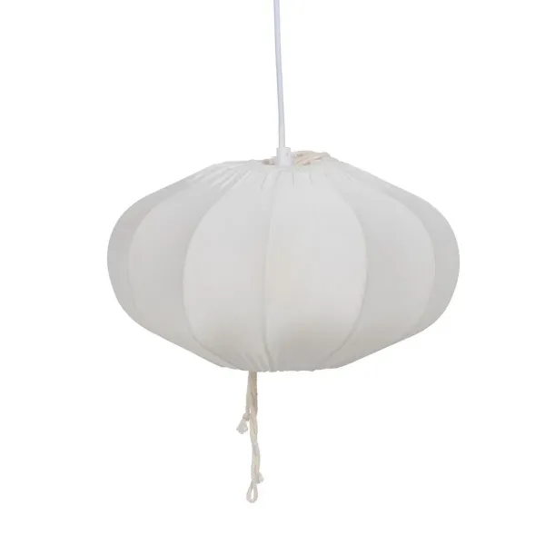 Ceiling Light White Cotton 220-240 V 30 x 30 x 17,5 cm