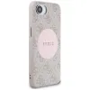 Guess 4G Circle Classic Logo MagSafe - Case for iPhone 16e (pink)