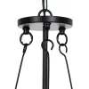 Ceiling Light Black Crystal Iron 220-240 V 35 x 35 x 72 cm