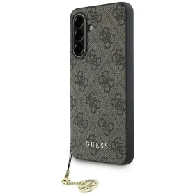 Guess 4G Charms Collection - Case for Samsung Galaxy A56 5G (brown)