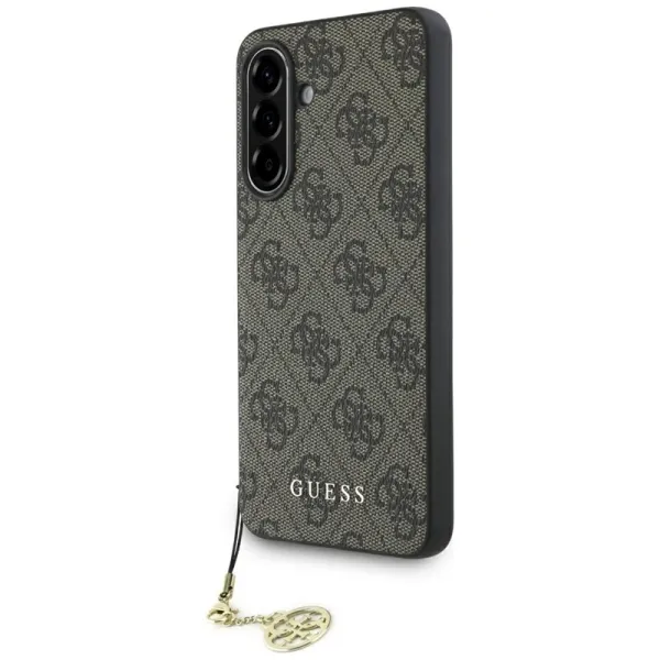 Guess 4G Charms Collection - Case for Samsung Galaxy A56 5G (brown)