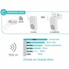 Wireless Doorbell with Push Button Bell SCS SENTINEL OneBell 100 100 m