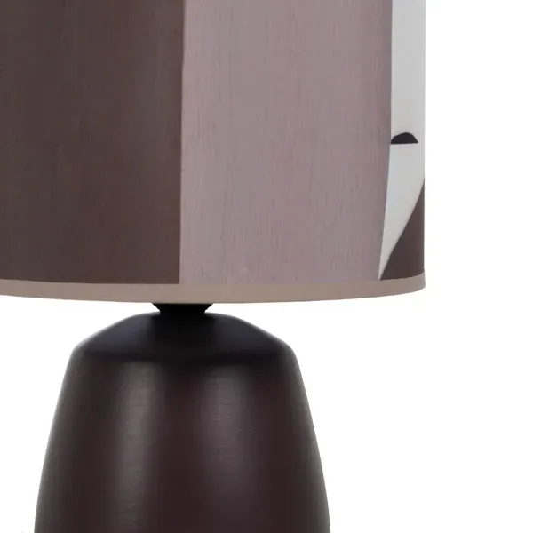 Desk lamp Brown Ceramic 60 W 220-240 V 22 x 22 x 29 cm