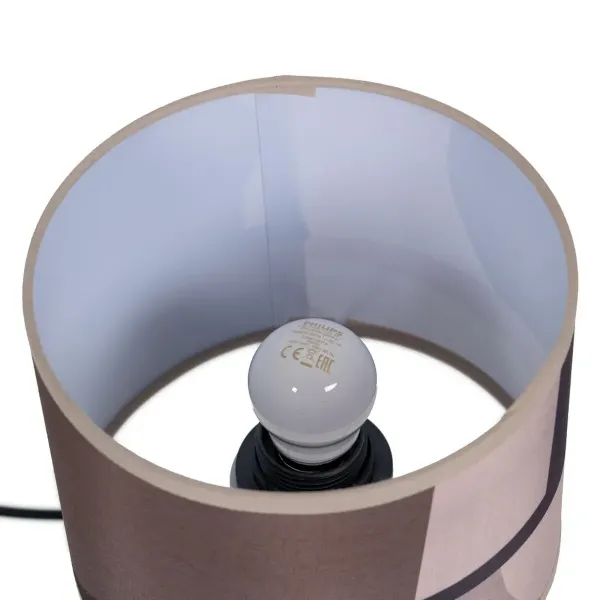 Desk lamp Brown Ceramic 60 W 220-240 V 18 x 18 x 29,5 cm