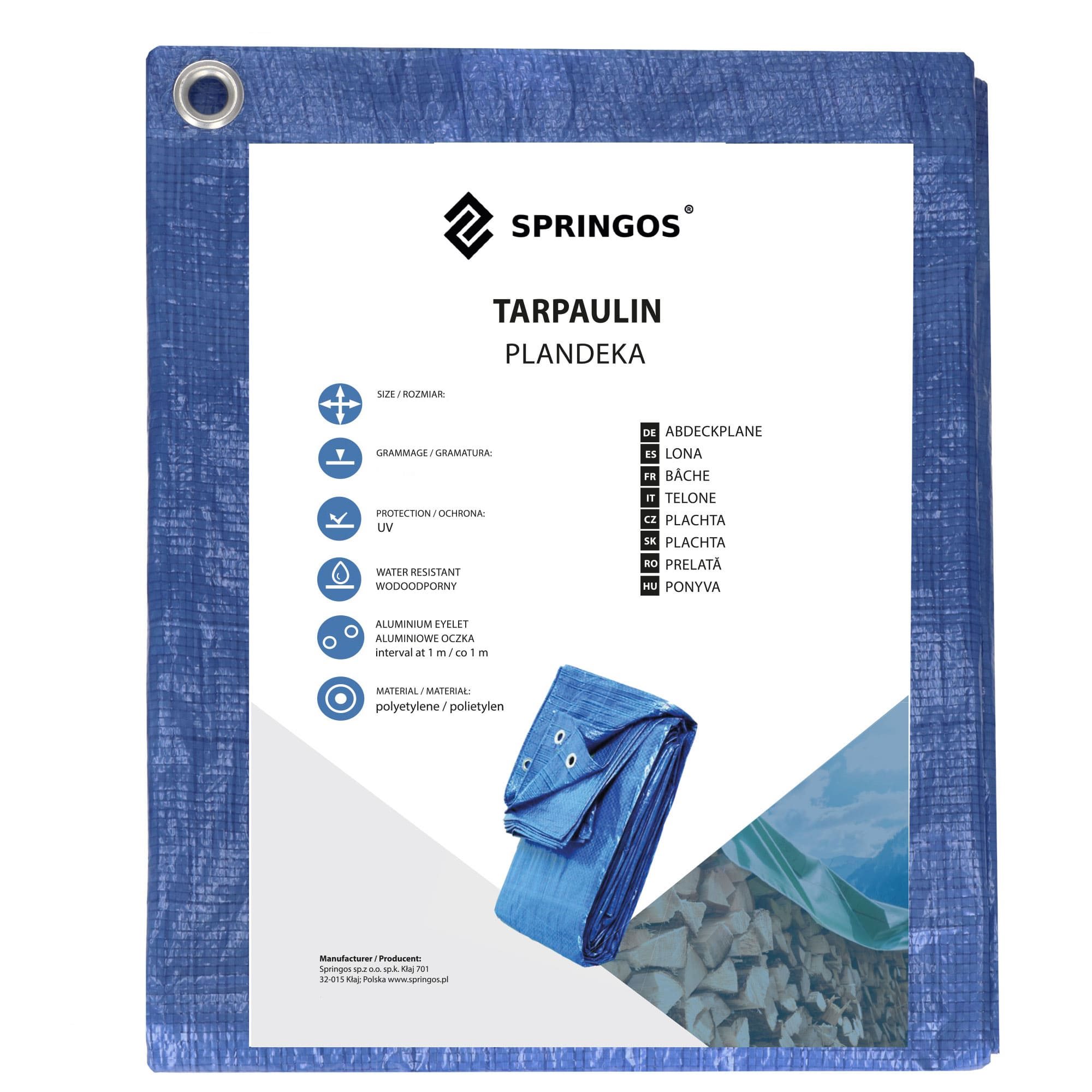 Present Springos GA2113 6x9m sinine | Osta veebist — Megaluks