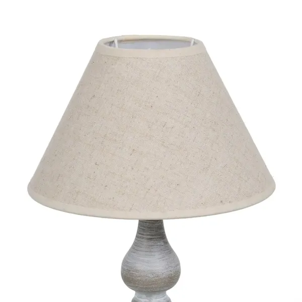 Desk lamp Beige Grey 60 W 220-240 V 20 x 20 x 34 cm