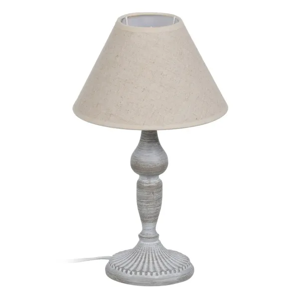 Desk lamp Beige Grey 60 W 220-240 V 20 x 20 x 34 cm