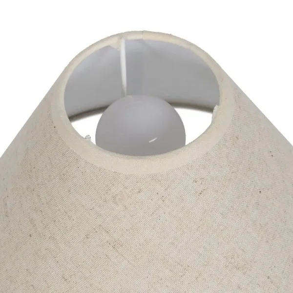 Desk lamp Beige Grey 60 W 220-240 V 20 x 20 x 34 cm