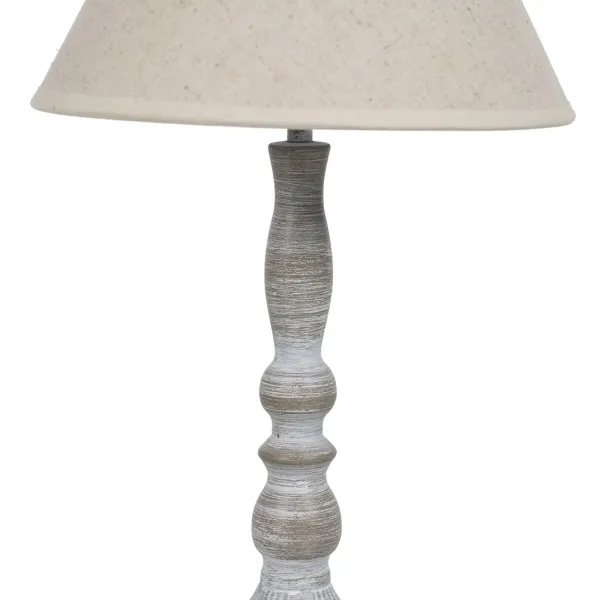 Desk lamp Beige Grey 60 W 220-240 V 20 x 20 x 34 cm