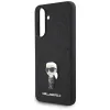Karl Lagerfeld Fixed Glitter Ikonik Logo Metal Pin - Case for Samsung Galaxy A36 5G (black)