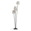 Floor Lamp Brown Black Cream Iron 60 W 220-240 V 30 x 36 x 144 cm