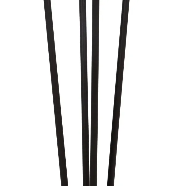 Floor Lamp Brown Black Cream Iron 60 W 220-240 V 30 x 36 x 144 cm