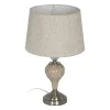 Desk lamp Beige Silver Metal Crystal 10 W 220 V 30 x 30 x 48 cm