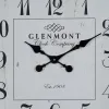 Wall Clock White Iron 60 x 60 x 6,5 cm