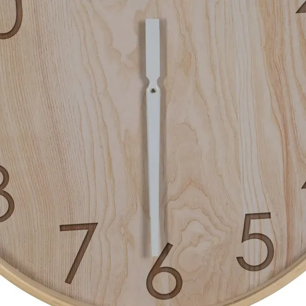 Wall Clock Natural Wood 60 x 60 x 5,5 cm