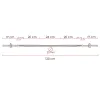 Käepide, kaaluvarras Springos FA1049 120 cm 25mm | Osta veebist — Megaluks