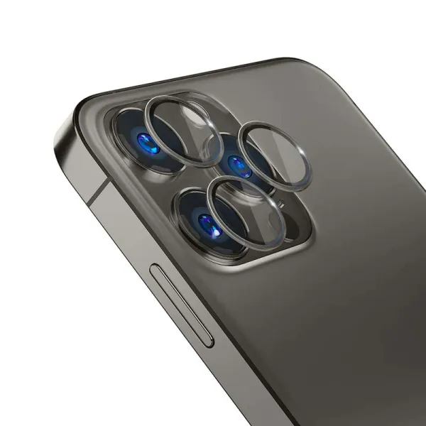 3mk Lens Protection Pro - Camera Lens Glass for iPhone 15 Pro (Graphite)
