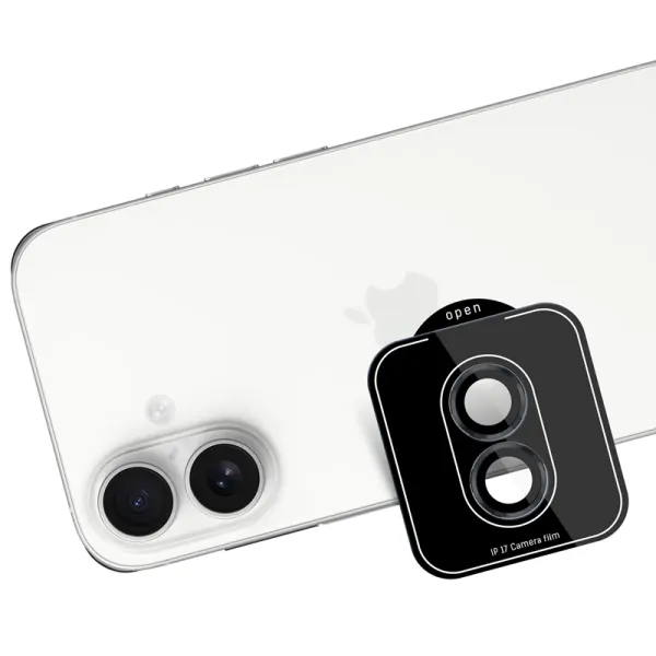 3mk Lens Protection Pro - Camera Lens Glass for iPhone 17 (Black)