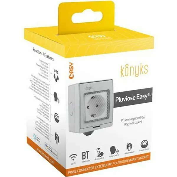 Smart Plug Konyks Pluviose Easy Wi-Fi Bluetooth Exterior 90 - 250 V 16 A