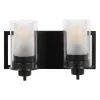 Wall Light Black Crystal Iron A 220-240 V 36 x 17 x 21 cm