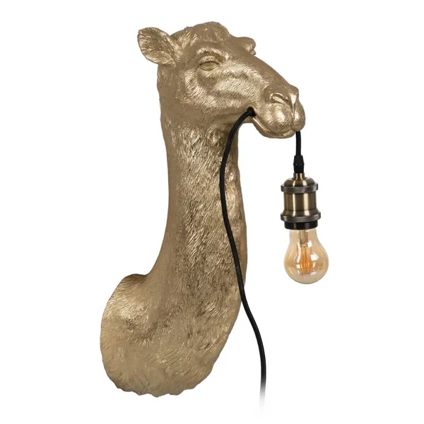 Wall Light Golden Resin A 12,5 x 26 x 50 cm