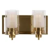 Wall Light Golden Crystal Iron A 220-240 V 36 x 17 x 21 cm