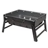 Barbecue Portable Aktive Rectangular Black Steel 40 x 20 x 28 cm