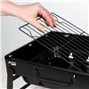 Barbecue Portable Aktive Rectangular Black Steel 40 x 20 x 28 cm