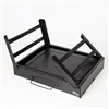 Barbecue Portable Aktive Rectangular Black Steel 40 x 20 x 28 cm