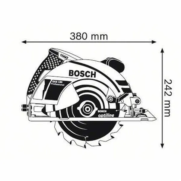 Circular saw BOSCH Professional GKS 190 1400 W 230 V 190 mm