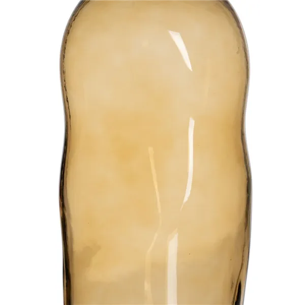 Vase Amber Crystal 13,5 x 13,5 x 35 cm