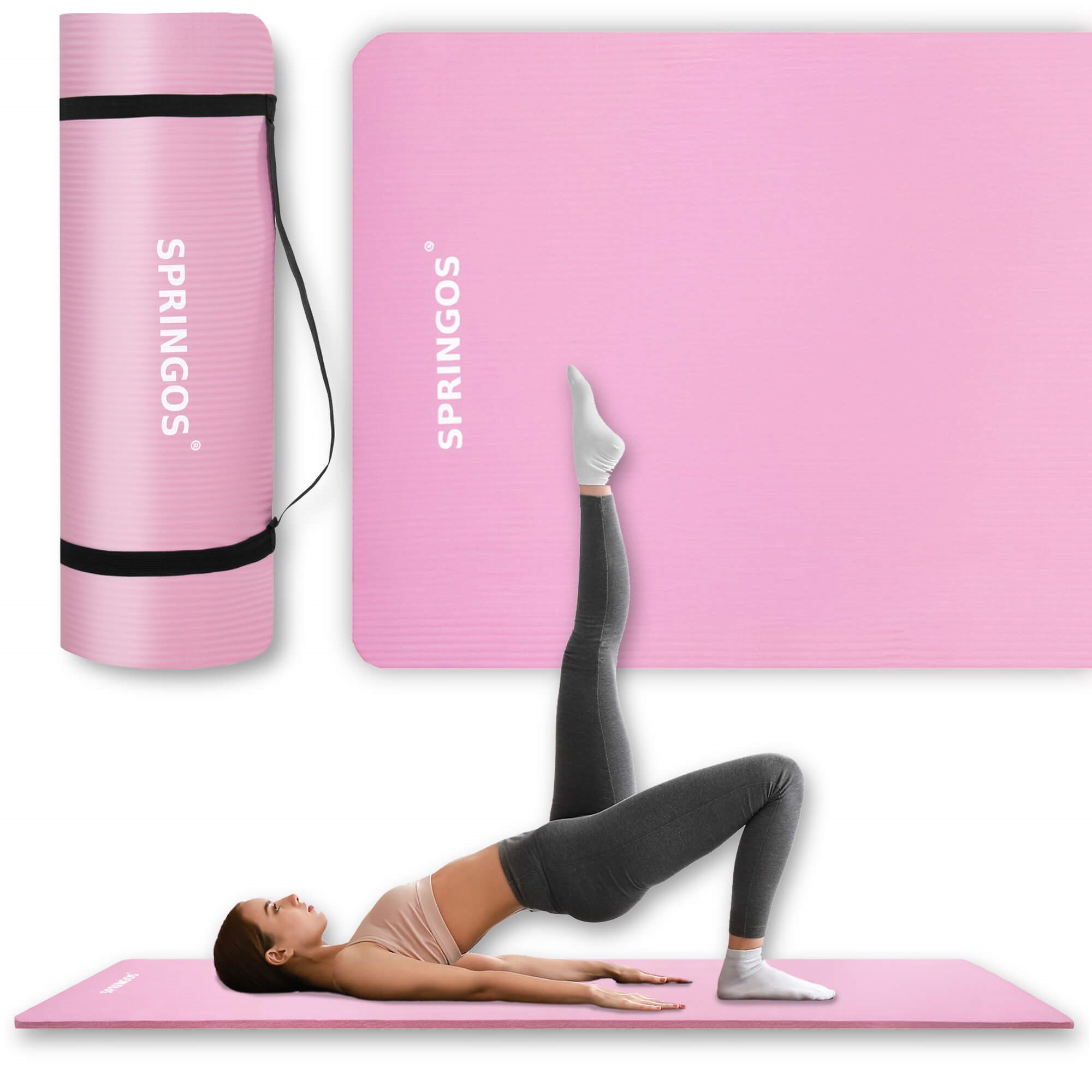 Yoga mat Springos YG0040 183 cm | Buy online — Megaluks