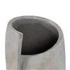 Vase Grey Cement Face 21 x 18 x 32,5 cm