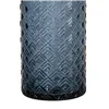 Vase WE CARE Blue recycled glass 9 x 9 x 28 cm