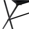 Nightstand Black Crystal Iron 45 x 35 x 65 cm