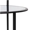 Small Side Table Black Iron Mirror 59 x 59 x 67,5 cm