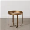 Small Side Table Copper Golden Crystal Iron 50 x 50 x 47,5 cm