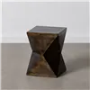 Small Side Table Bronze Aluminium 30 x 30 x 41 cm