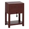 Nightstand ORIENT Tile Fir wood MDF Wood 45 x 30 x 66 cm