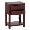 Nightstand ORIENT Tile Fir wood MDF Wood 45 x 30 x 66 cm