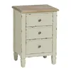 Nightstand Beige Natural Fir wood DMF 45 x 35 x 65 cm